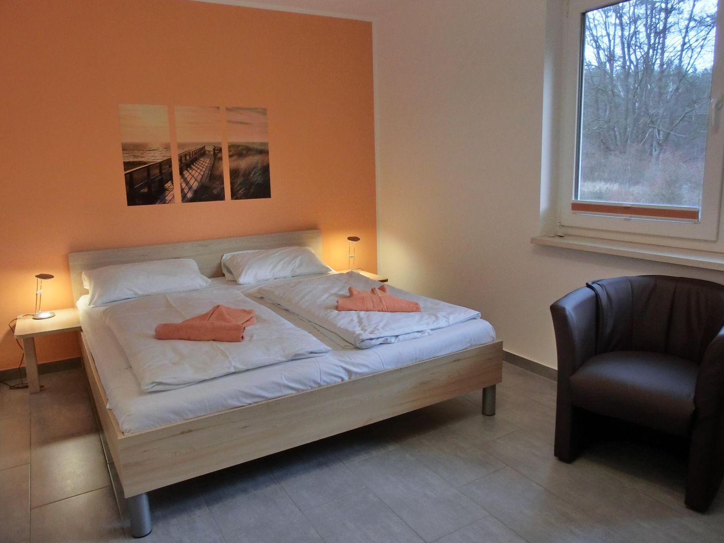  Ferienwohnung KWE 22 OG Graal-Müritz Küstenwald - Schlafzimmer