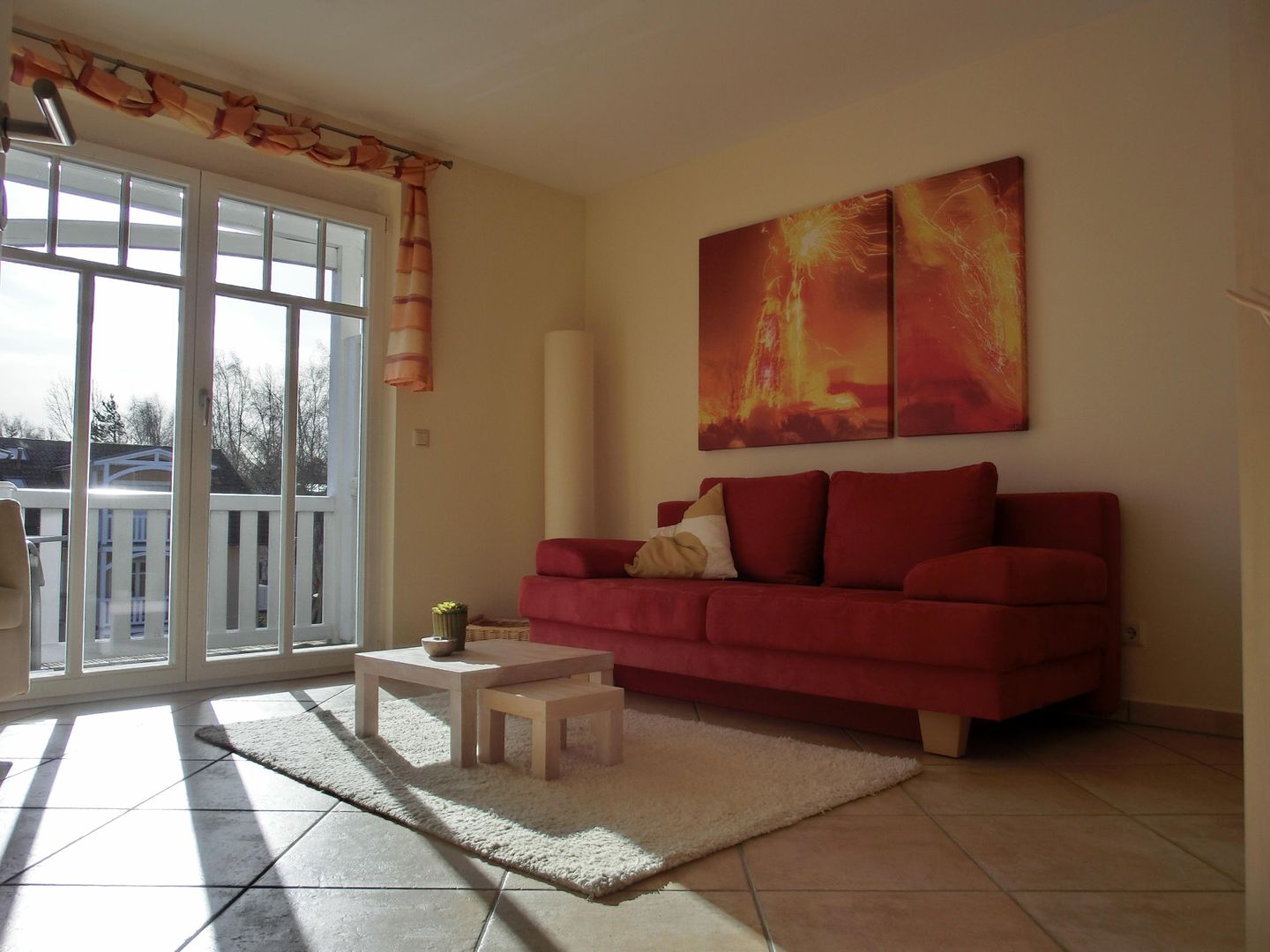  Ferienwohnung B8 Graal-Müritz - Wohnzimmer