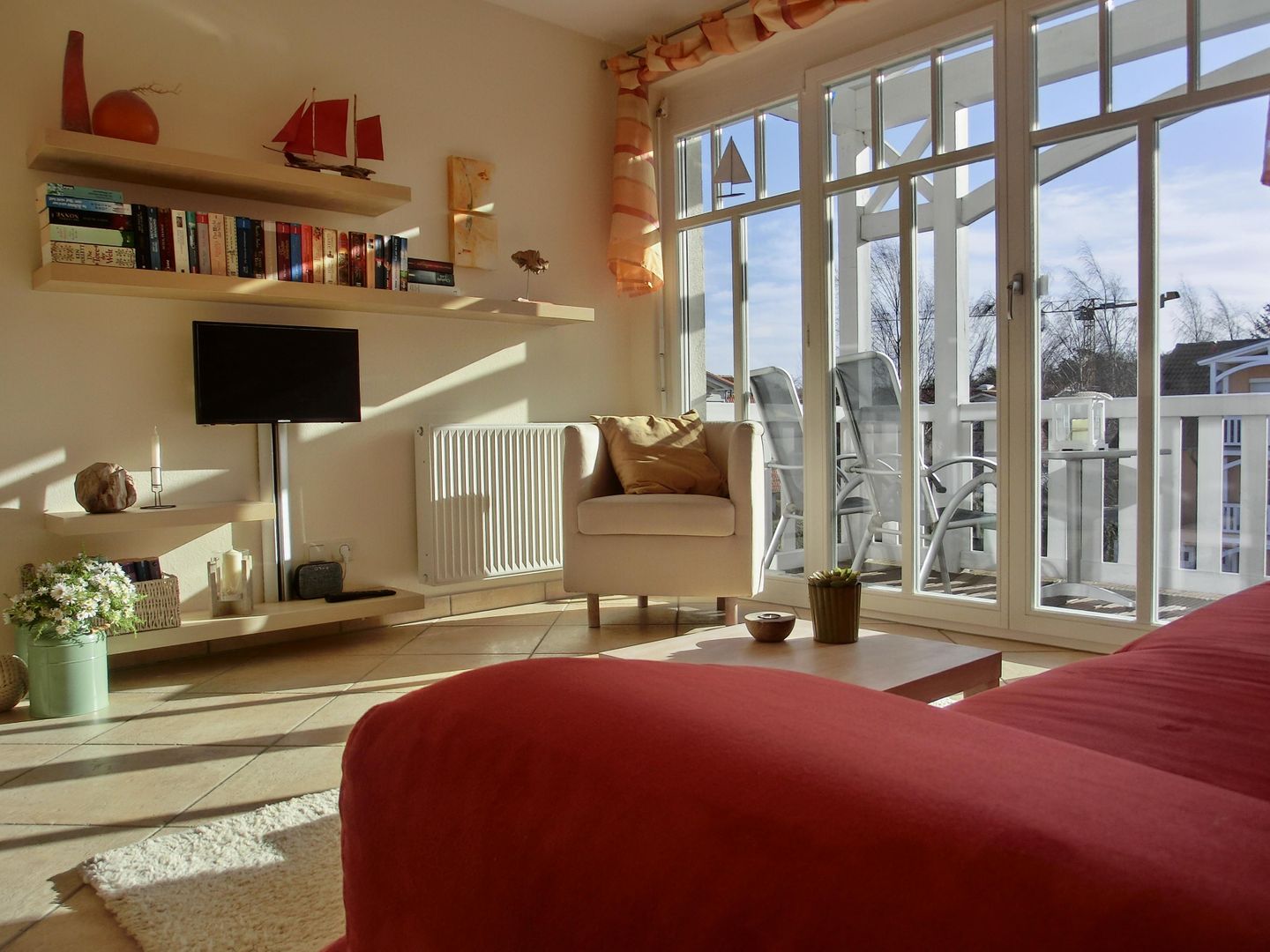  Ferienwohnung B8 Graal-Müritz - Wohnzimmer