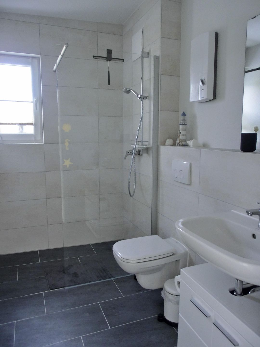  Ferienwohnung KWi 87 OG "Nordlicht" Graal-Müritz Küstenwald - Badezimmer