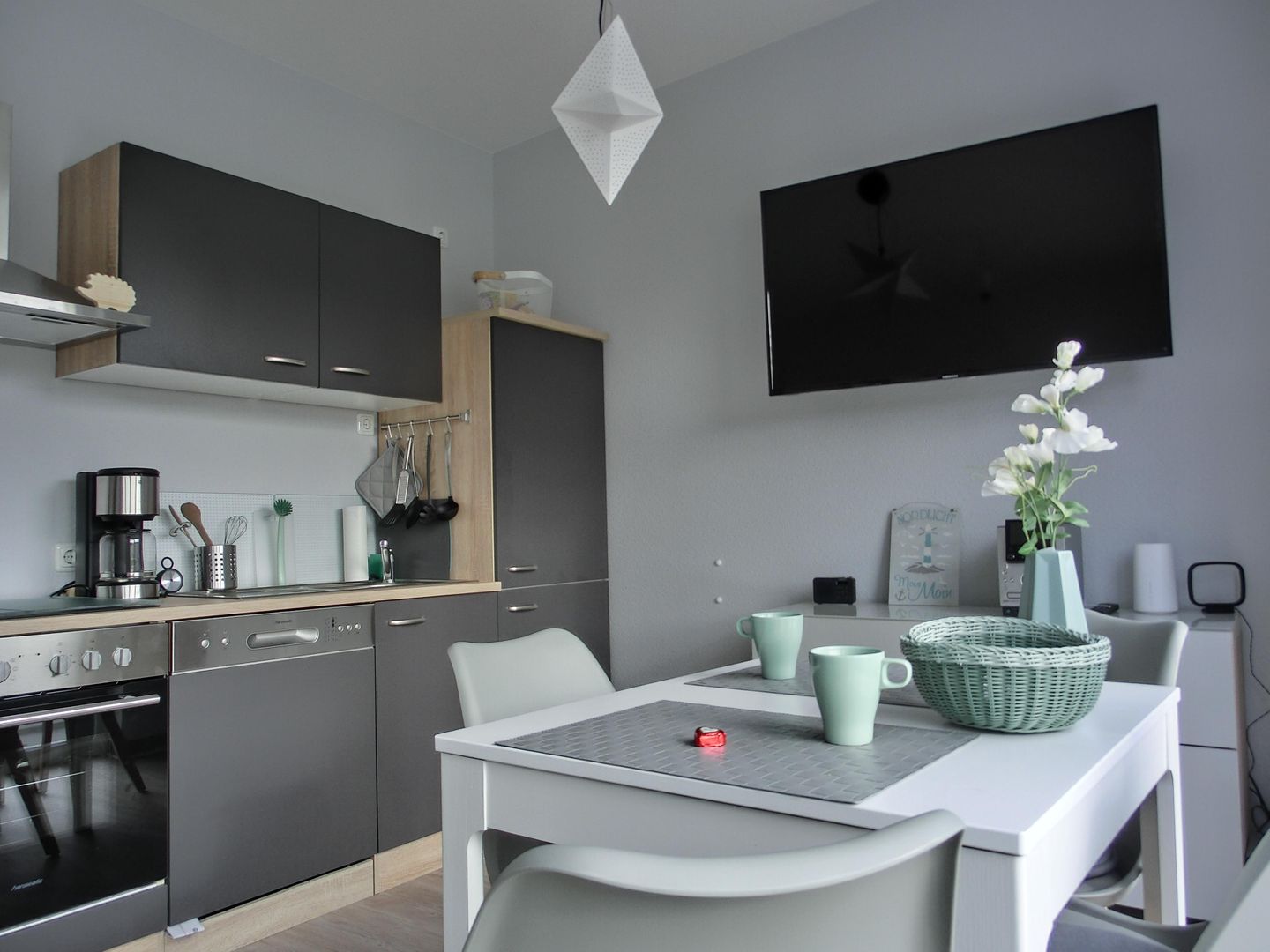  Ferienwohnung KWi 87 OG "Nordlicht" Graal-Müritz Küstenwald - Küche / Küchenzeile