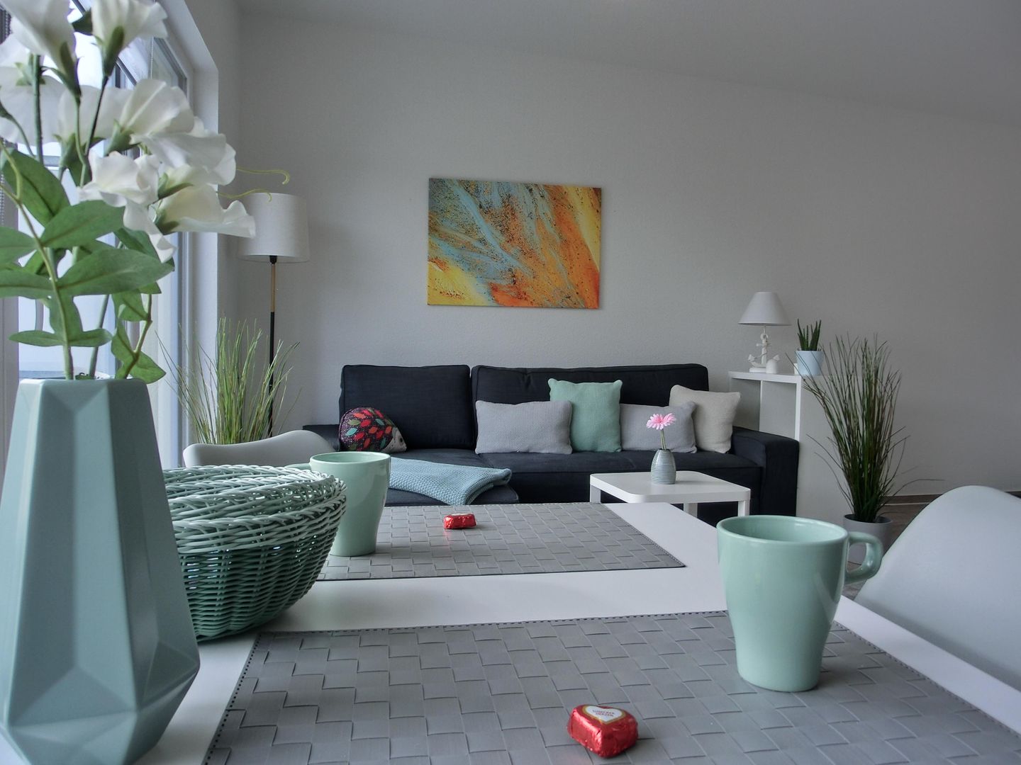  Ferienwohnung KWi 87 OG "Nordlicht" Graal-Müritz Küstenwald - Wohnzimmer