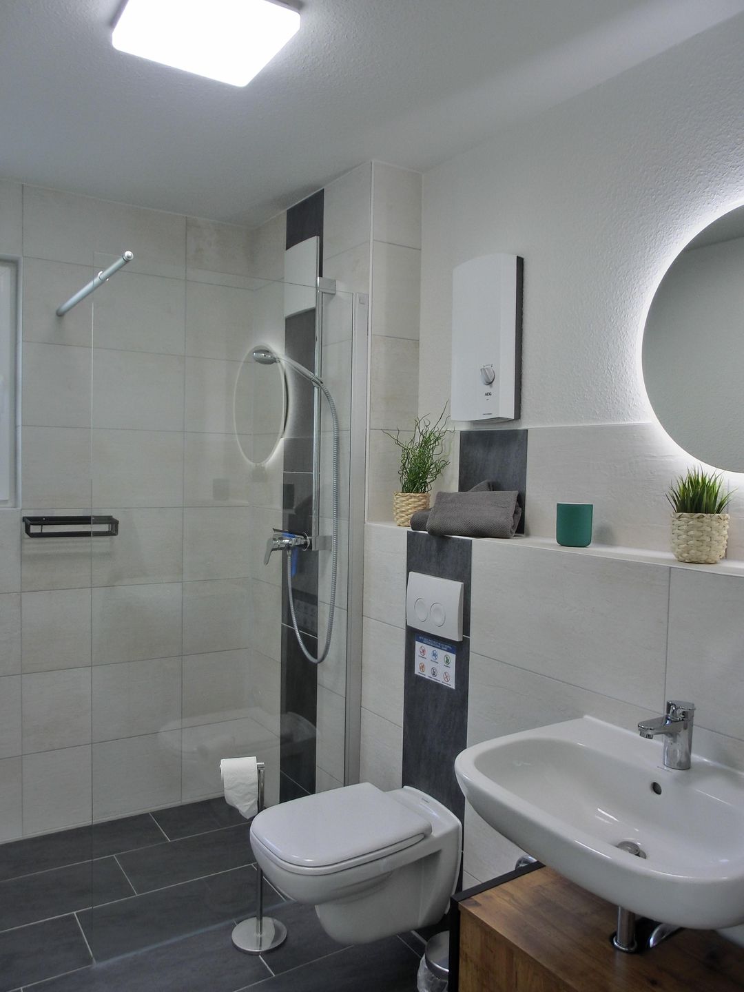  Ferienwohnung KWi 87 EG "Boompicker" Graal-Müritz Küstenwald - Badezimmer