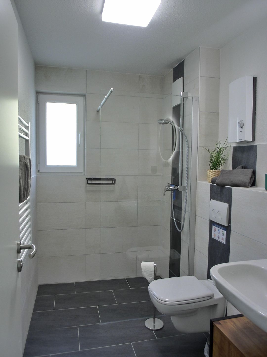  Ferienwohnung KWi 87 EG "Boompicker" Graal-Müritz Küstenwald - Badezimmer