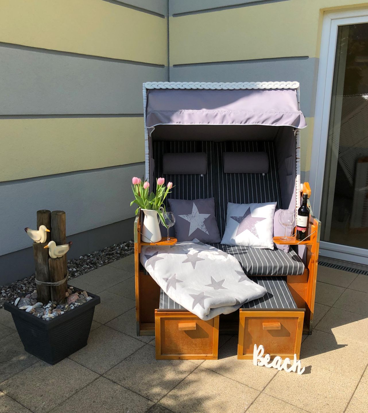  Ferienwohnung KWF-4b EG Graal-Müritz Küstenwald - Terrasse