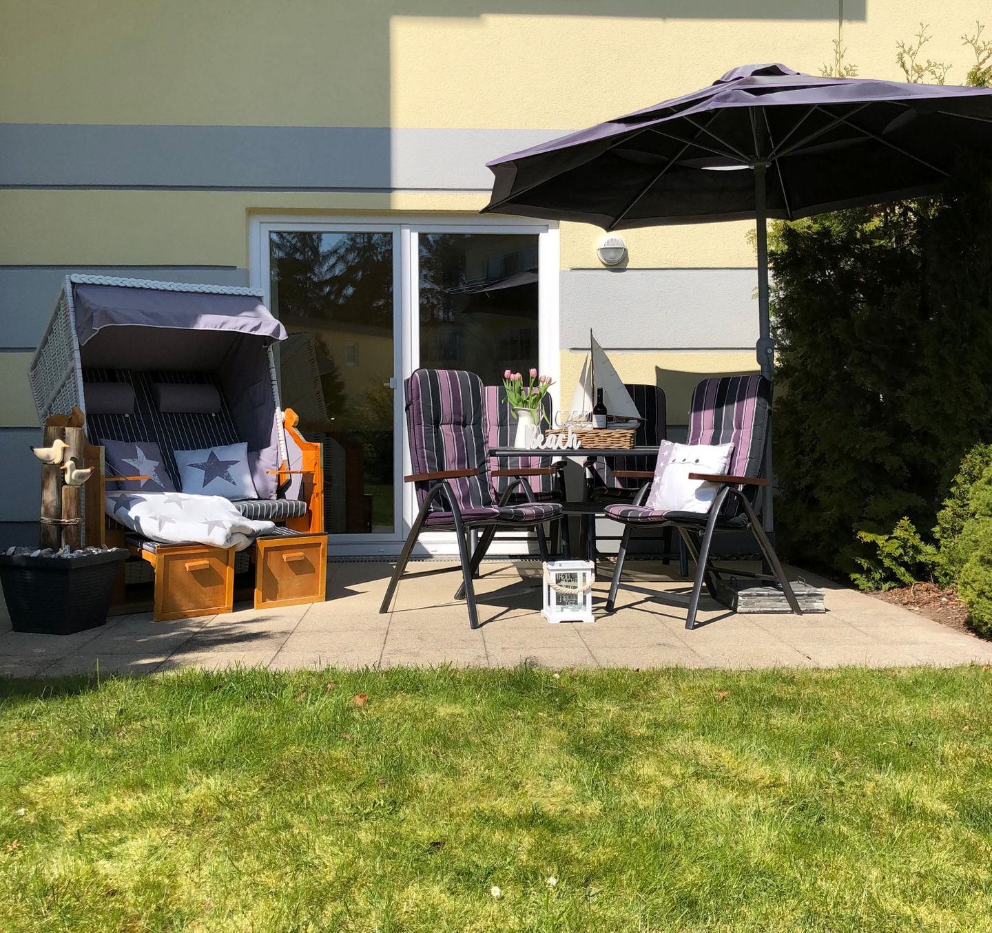  Ferienwohnung KWF-4b EG Graal-Müritz Küstenwald - Terrasse