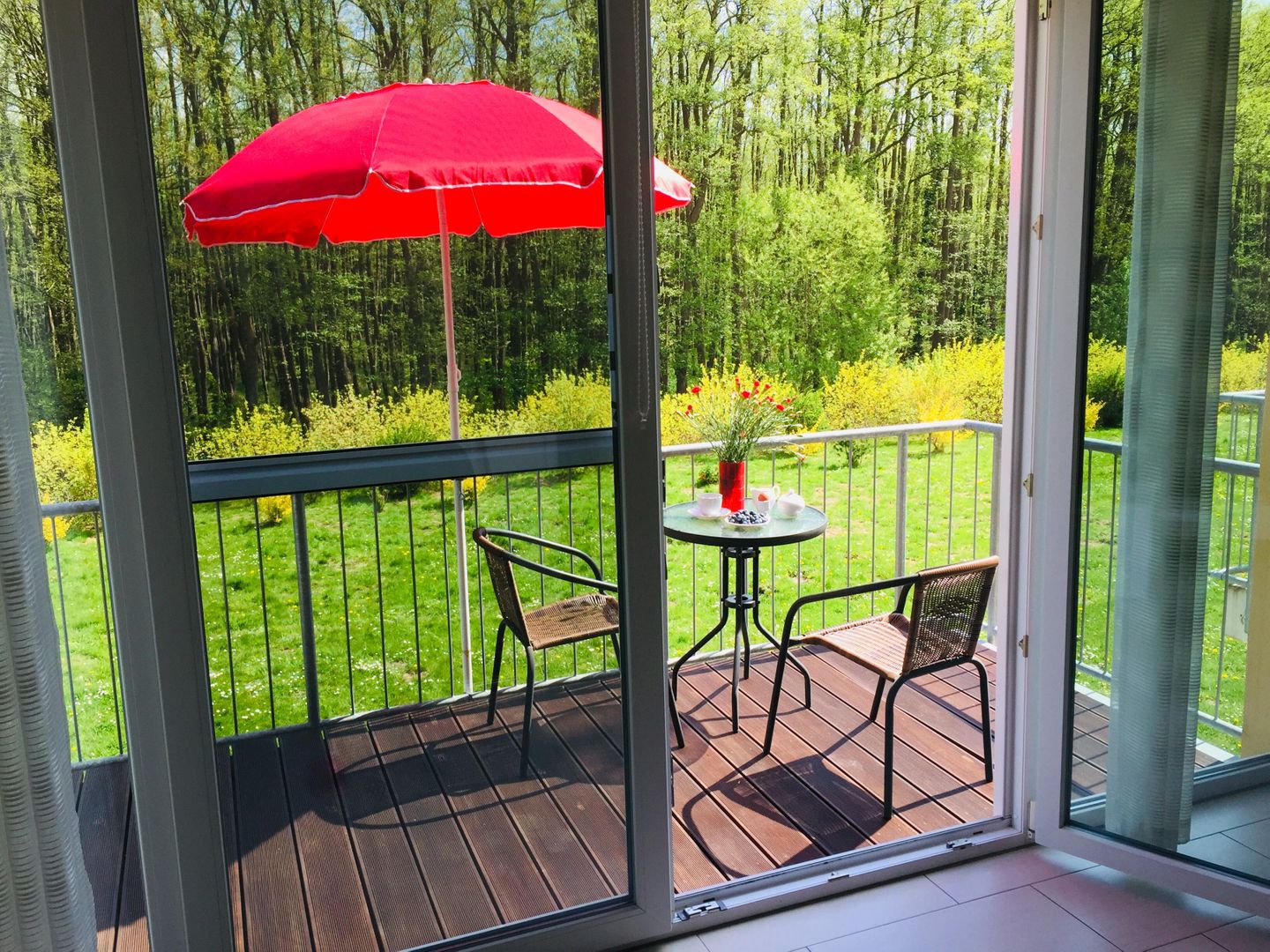  Ferienwohnung KWi 50 OG Graal-Müritz Küstenwald - Balkon