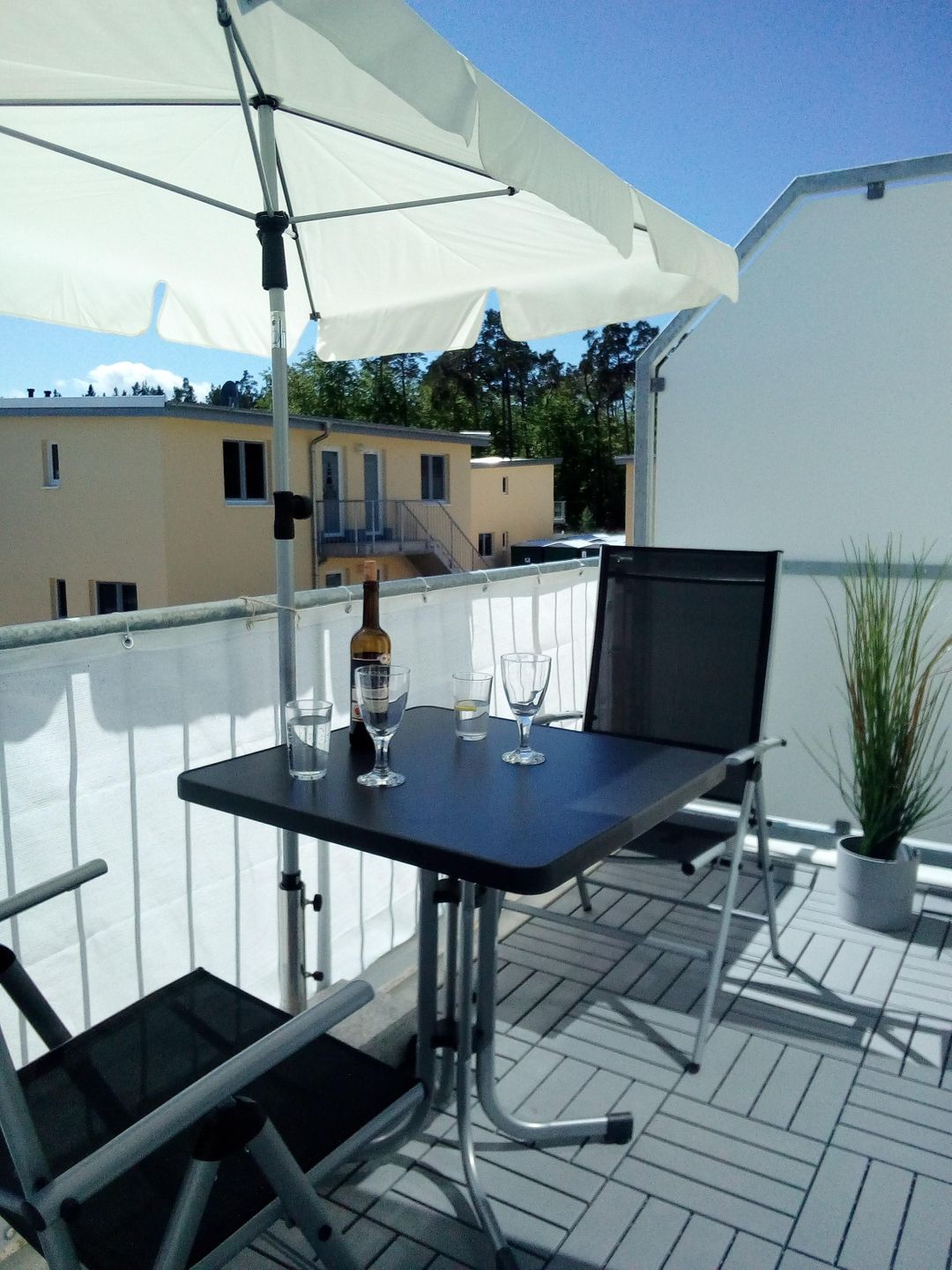  Ferienwohnung KWi 87 OG "Nordlicht" Graal-Müritz Küstenwald - Balkon