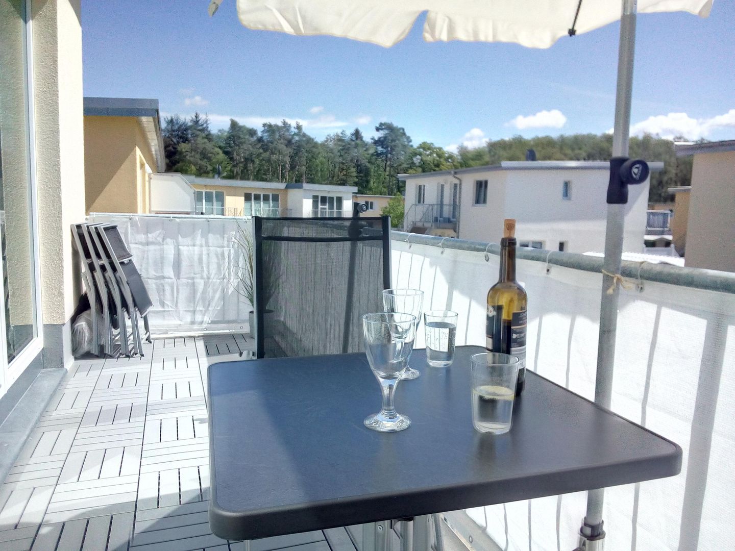  Ferienwohnung KWi 87 OG "Nordlicht" Graal-Müritz Küstenwald - Balkon