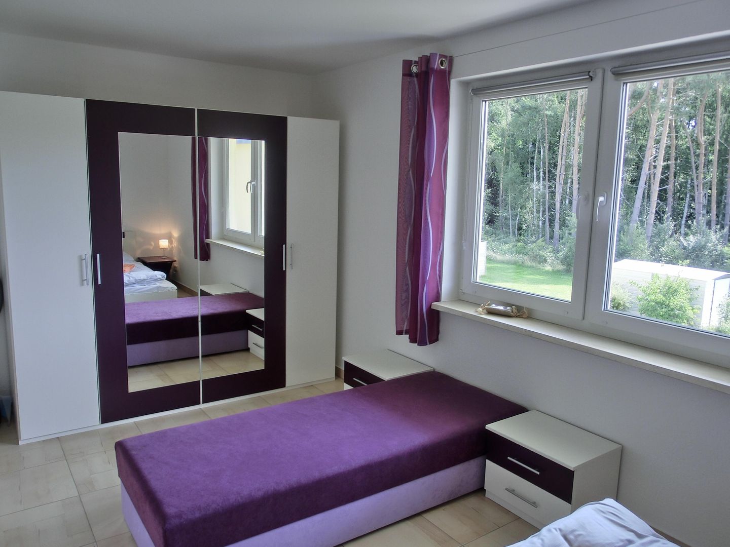  Ferienwohnung KWE 1 OG "MeerZeit" Graal-Müritz Küstenwald - Schlafzimmer