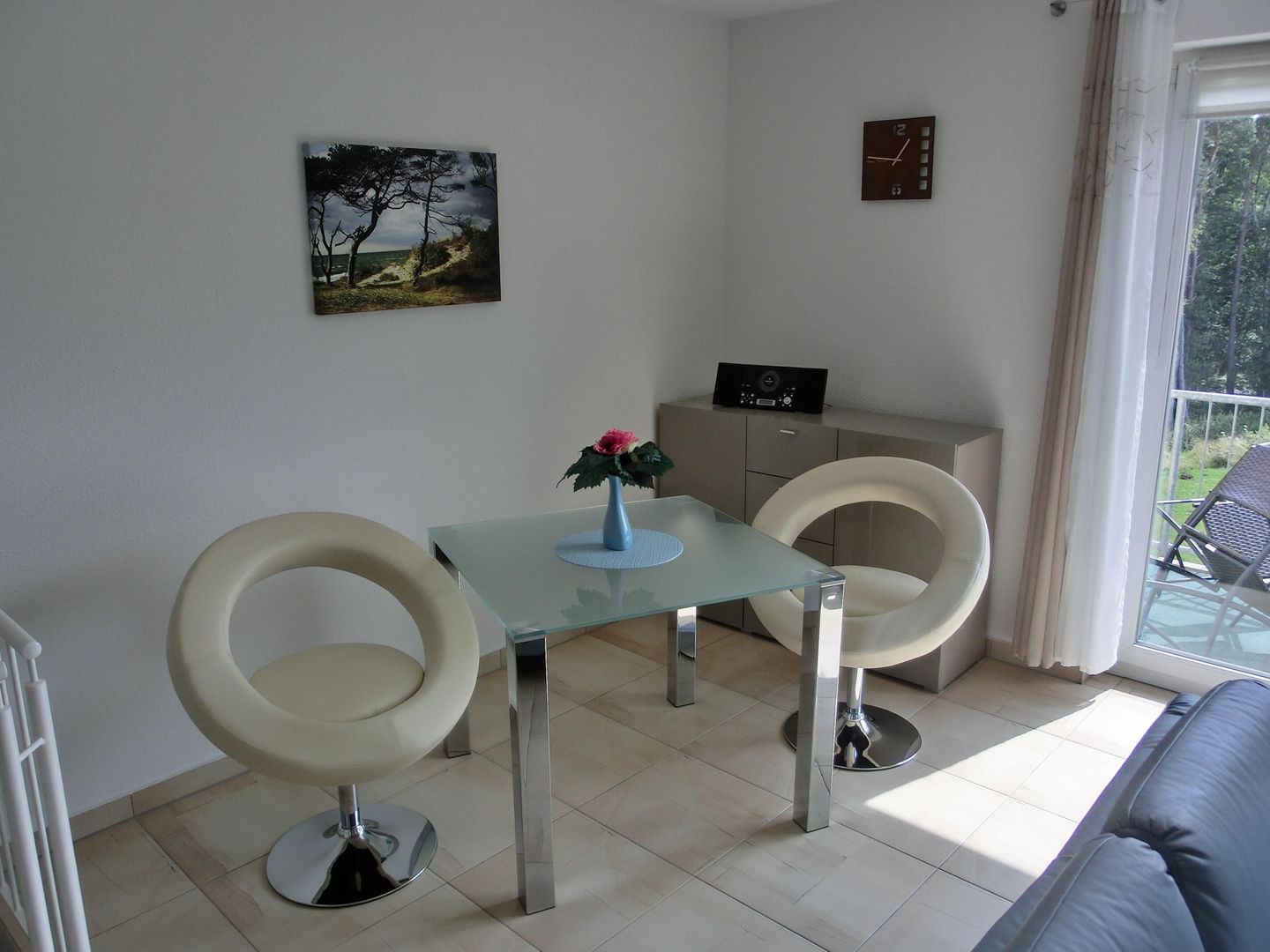  Ferienwohnung KWE 1 OG "MeerZeit" Graal-Müritz Küstenwald - Wohnzimmer