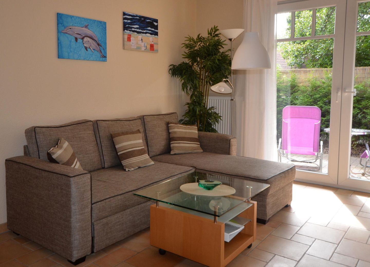  Ferienwohnung K19 "Klabautermann" Graal-Müritz - Wohnzimmer