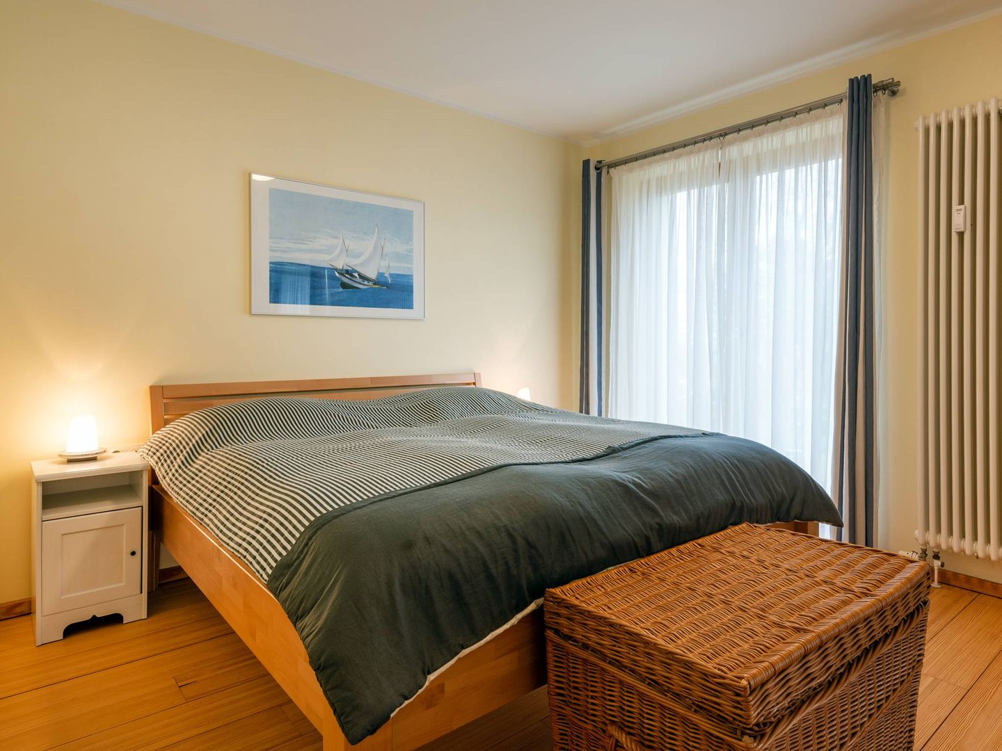 Kaiservillen Heringsdorf Ferienwohnung mit 1 Schlafzimmer und Terrasse (D102) Insel Usedom - Schlafzimmer