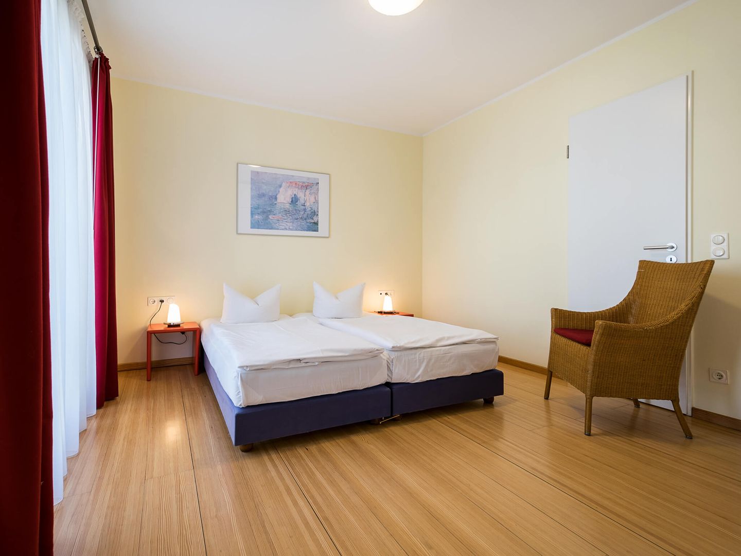 Kaiservillen Heringsdorf Ferienwohnung mit 1 Schlafzimmer und Balkon (D211) Insel Usedom - Schlafzimmer