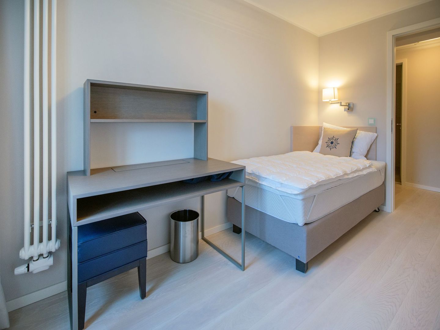 Dünenresidenz Prora Ferienwohnung mit Meerblick, 2 Schlafzimmern, Balkon und Sauna (NP/103) Insel Rügen - Schlafzimmer