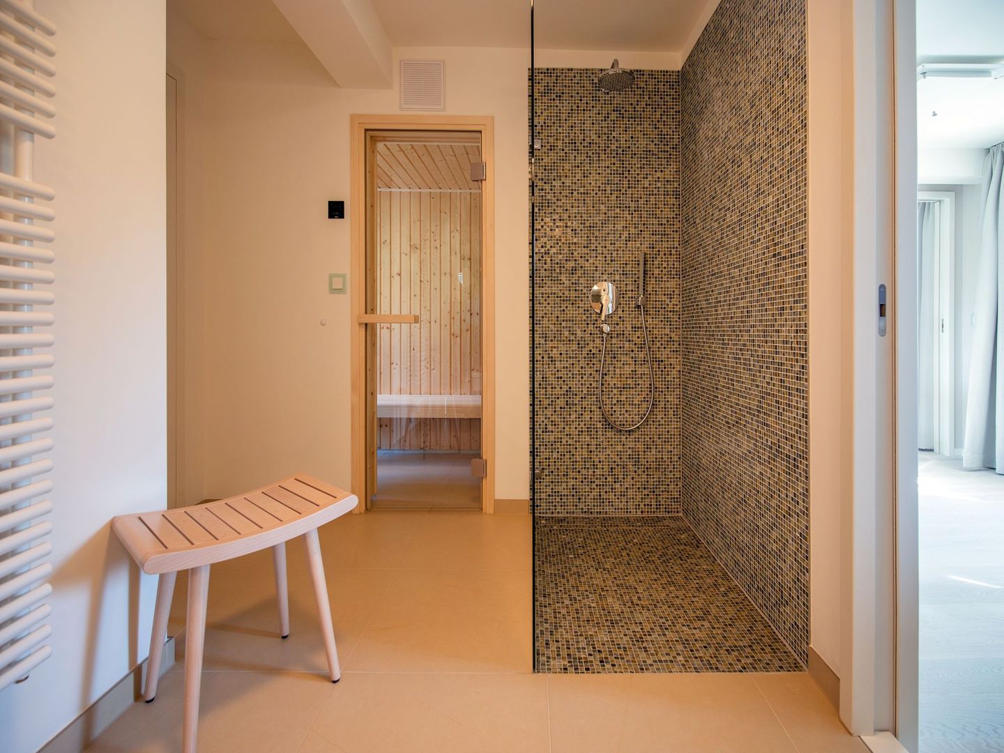 Dünenresidenz Prora Ferienwohnung mit Meerblick, 1 Schlafzimmer und Balkon (NP/212) Insel Rügen - Badezimmer