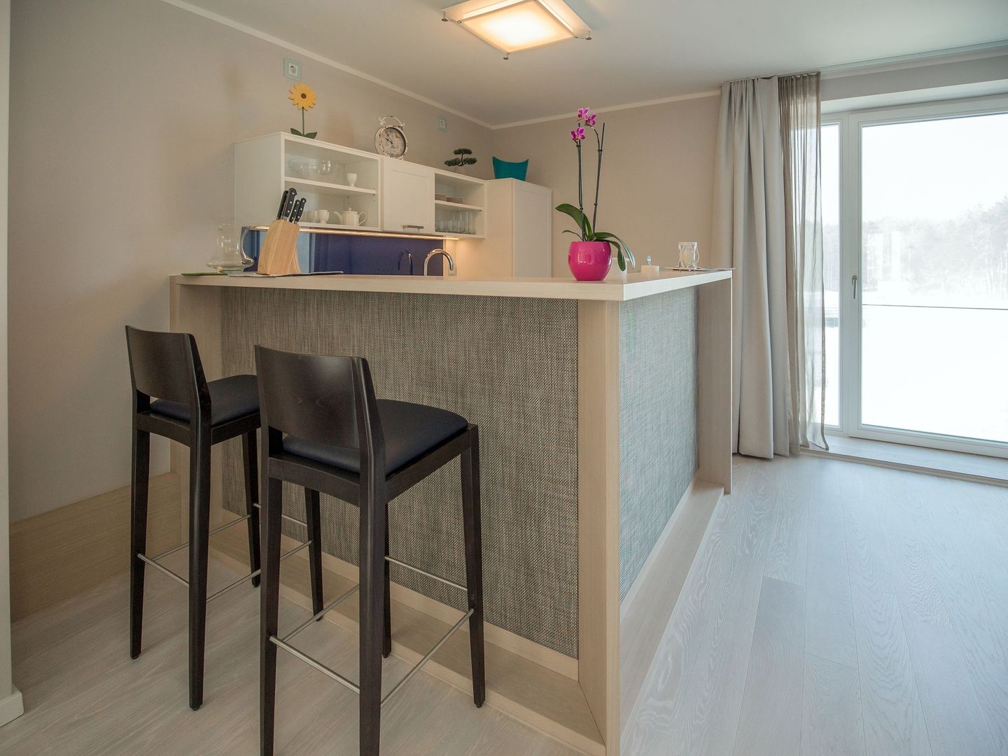 Dünenresidenz Prora Ferienwohnung mit 2 Schlafzimmern zur Sonnenseite (NP/305) Insel Rügen - Küche / Küchenzeile