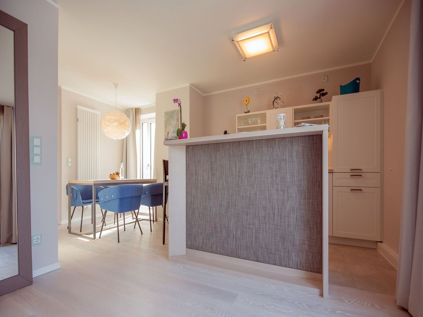 Dünenresidenz Prora Ferienwohnung mit 2 Schlafzimmern zur Sonnenseite (NP/305) Insel Rügen - Küche / Küchenzeile