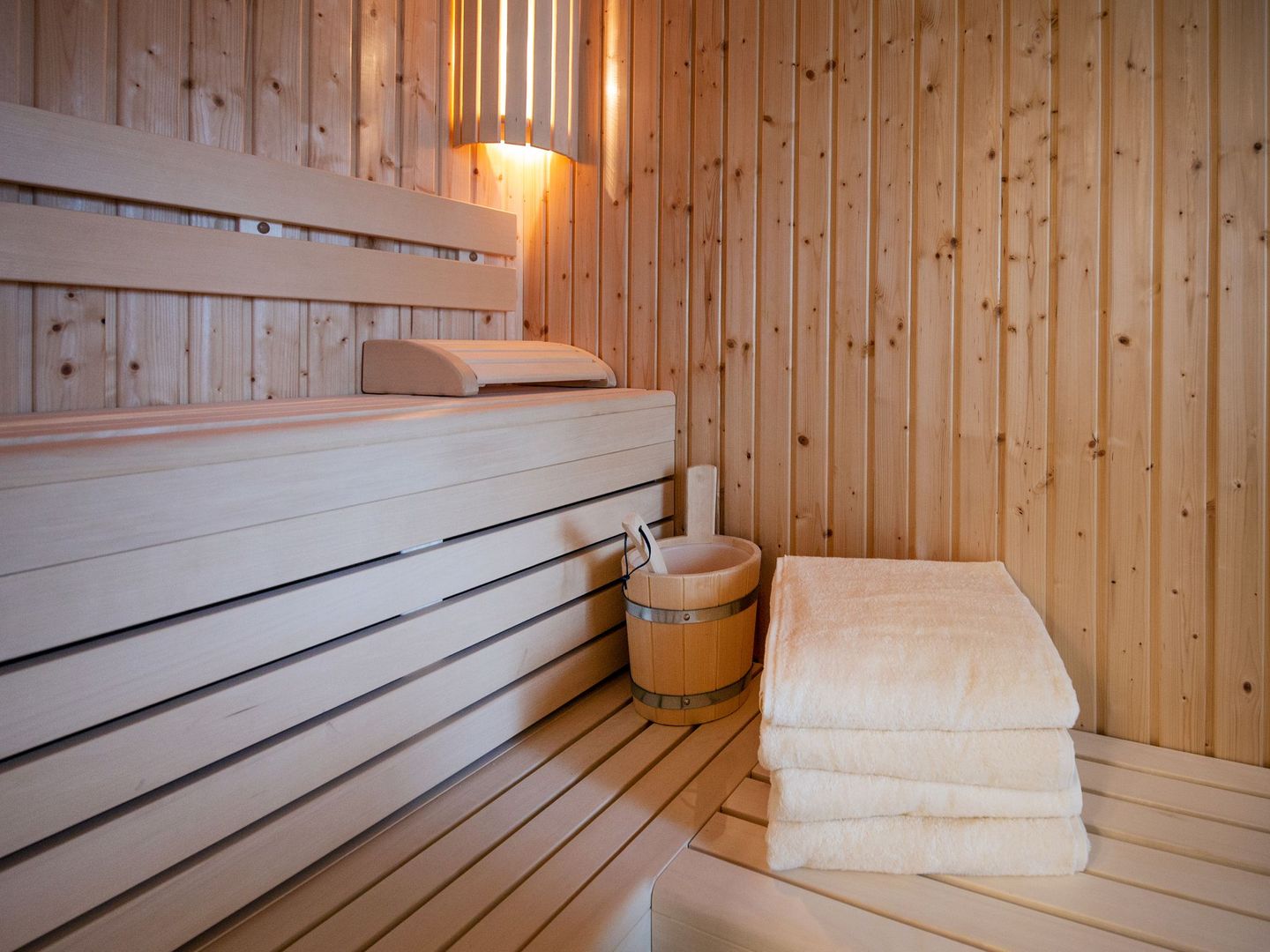 Dünenresidenz Prora Ferienwohnung mit Meerblick, 3 Schlafzimmern, Balkon und Sauna (NP/306) Insel Rügen - Sauna