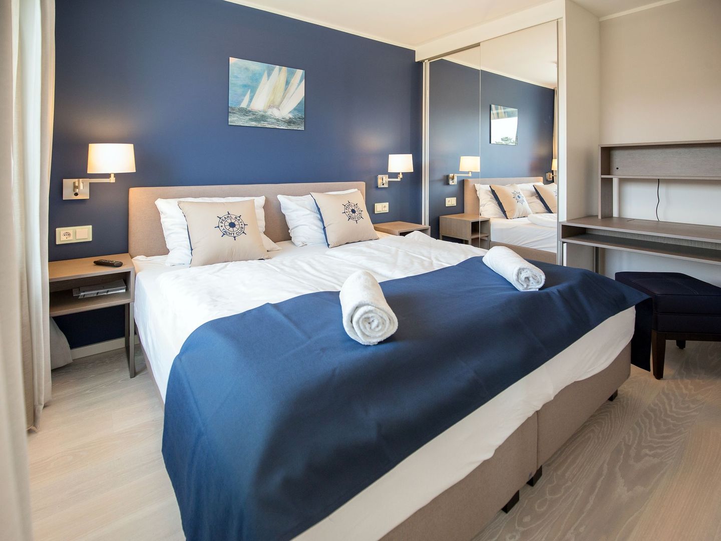 Dünenresidenz Prora Ferienwohnung mit Meerblick, 1 Schlafzimmer und Balkon (NP/308) Insel Rügen - Schlafzimmer