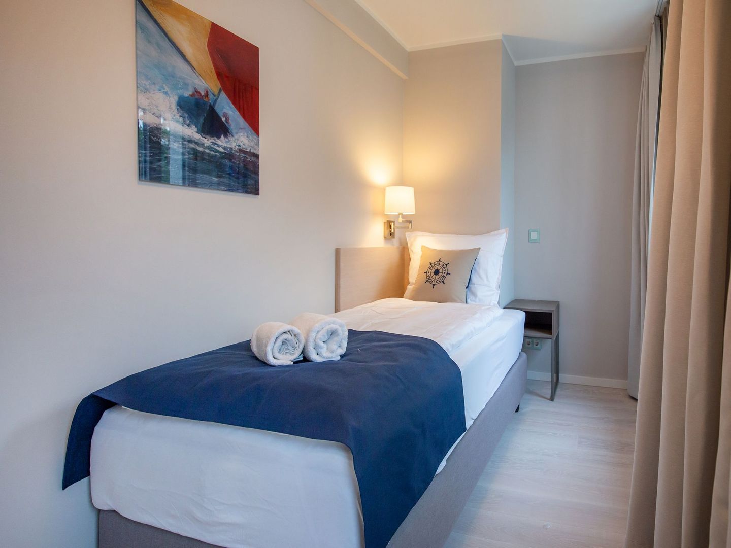 Dünenresidenz Prora Ferienwohnung mit Meerblick, 2 Schlafzimmern und Balkon (NP/311) Insel Rügen - Schlafzimmer