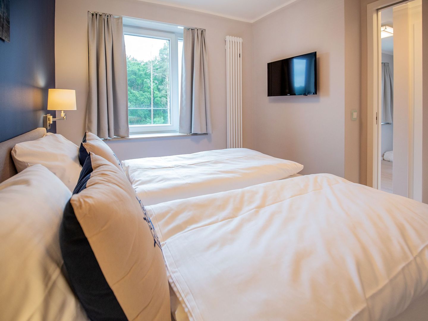 Dünenresidenz Prora Ferienwohnung mit Meerblick, 1 Schlafzimmer und Balkon (NP/322) Insel Rügen - Schlafzimmer