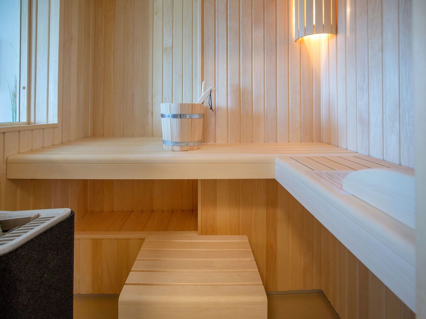 Dünenresidenz Prora Ferienwohnung mit Meerblick, 2 Schlafzimmern, Sauna und Balkon (NP/404) Insel Rügen - Sauna