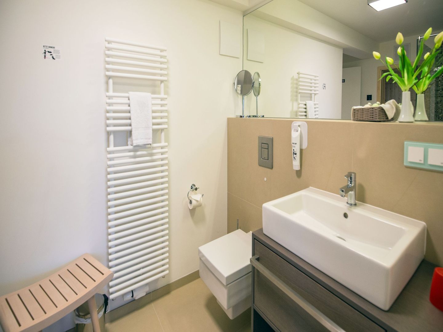 Dünenresidenz Prora Ferienwohnung mit Meerblick, 3 Schlafzimmern und Balkon (NP/406) Insel Rügen - Badezimmer