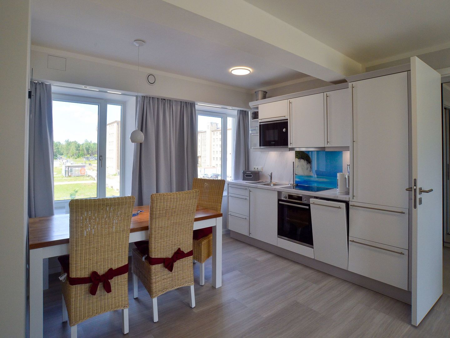 Dünenresidenz Prora Proradies Mitteldeck (B3/2.1) Insel Rügen - Küche / Küchenzeile