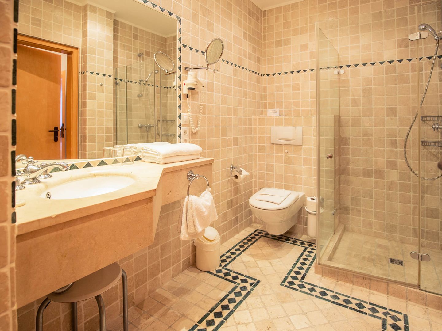 Strandvillen Binz Ferienwohnung mit 1 Schlafzimmer und Balkon (AH/623) Insel Rügen - Badezimmer