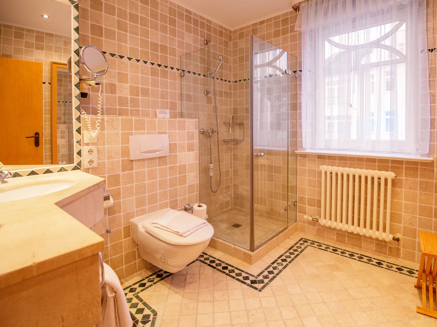 Strandvillen Binz Ferienwohnung mit 1 Schlafzimmer und Balkon (AH/625) Insel Rügen - Badezimmer