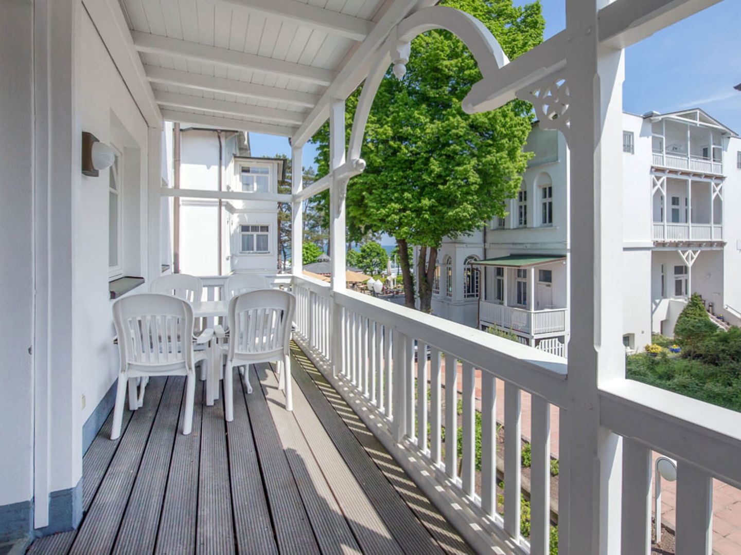 Strandvillen Binz Ferienwohnung mit 2 Schlafzimmern und Balkon (AH/629) Insel Rügen - Balkon