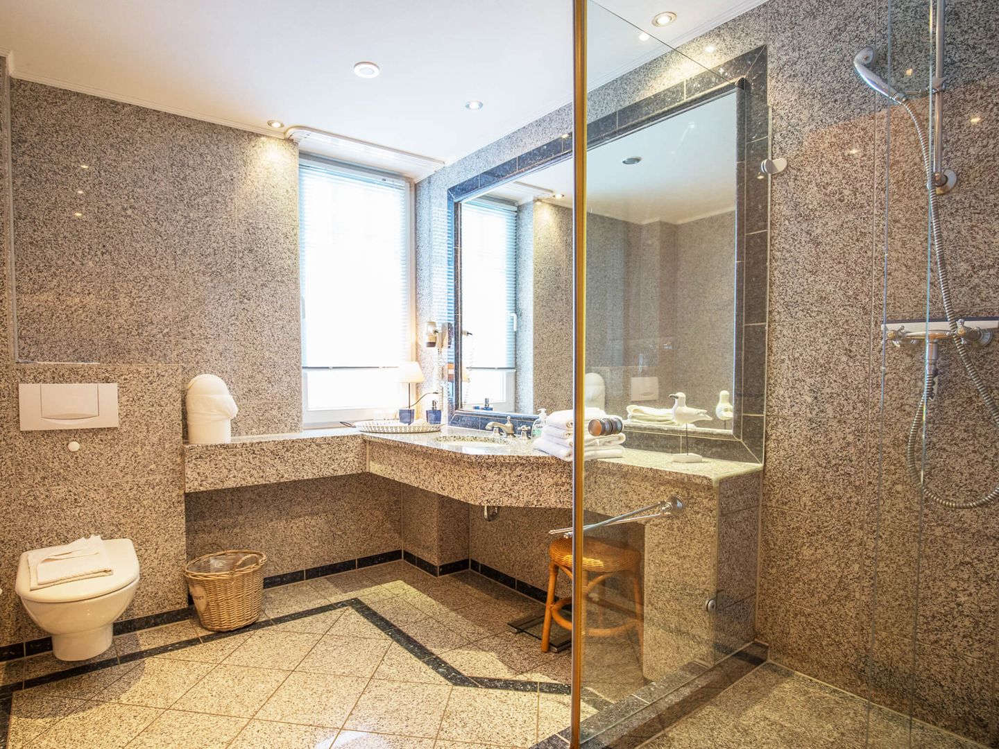 Strandvillen Binz Ferienwohnung mit 2 Schlafzimmern und Balkon (AH/720) Insel Rügen - Badezimmer