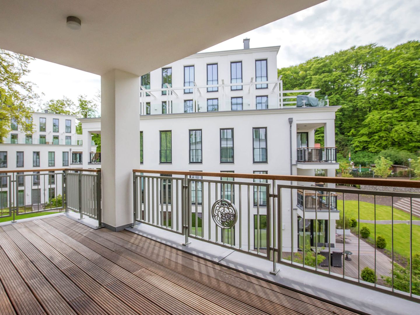 Strandvillen Binz Ferienwohnung mit 2 Schlafzimmern und Balkon (PVA/06) Insel Rügen - Balkon
