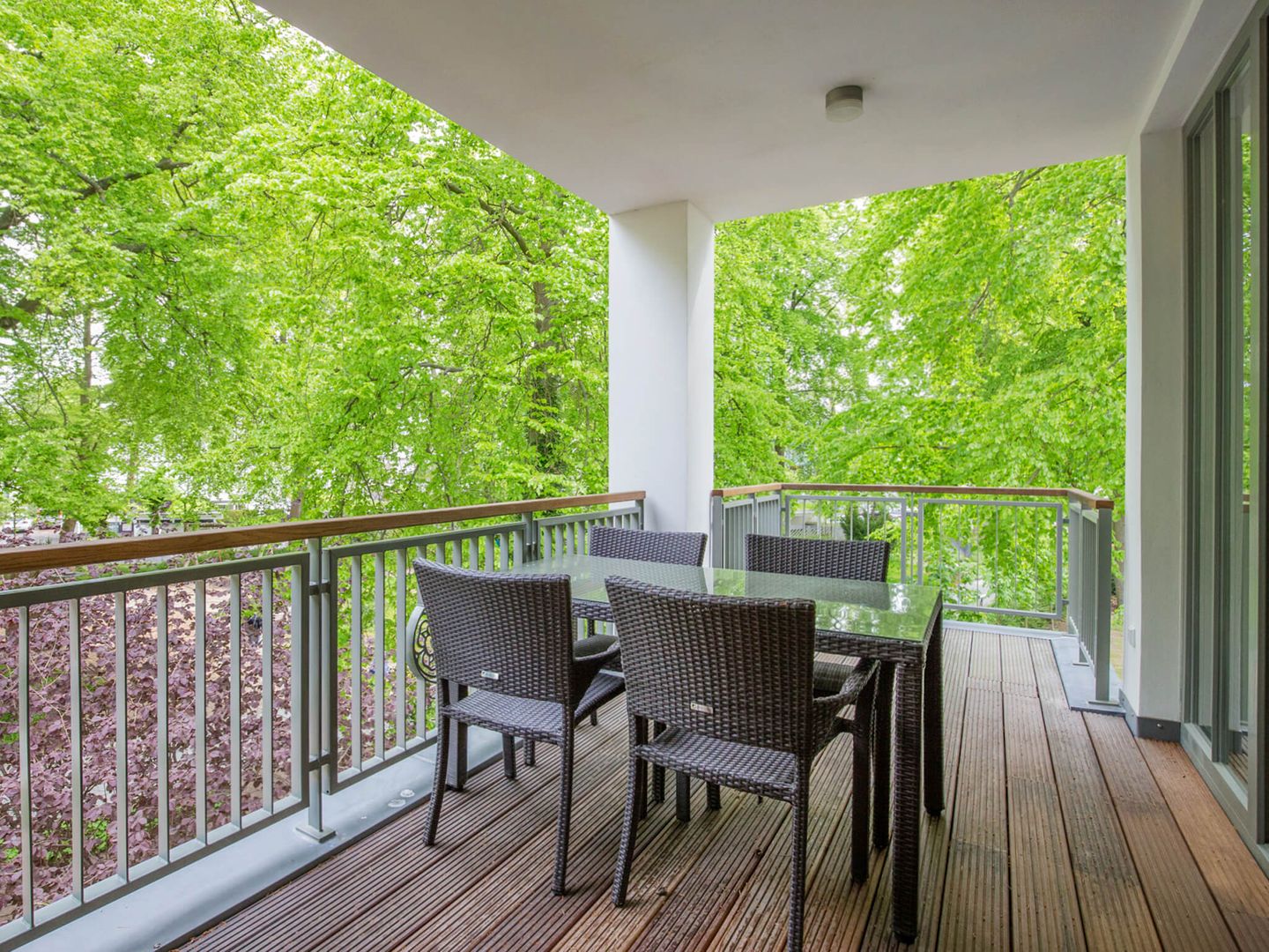 Strandvillen Binz Ferienwohnung mit 2 Schlafzimmern und Balkon (PVA/06) Insel Rügen - Balkon