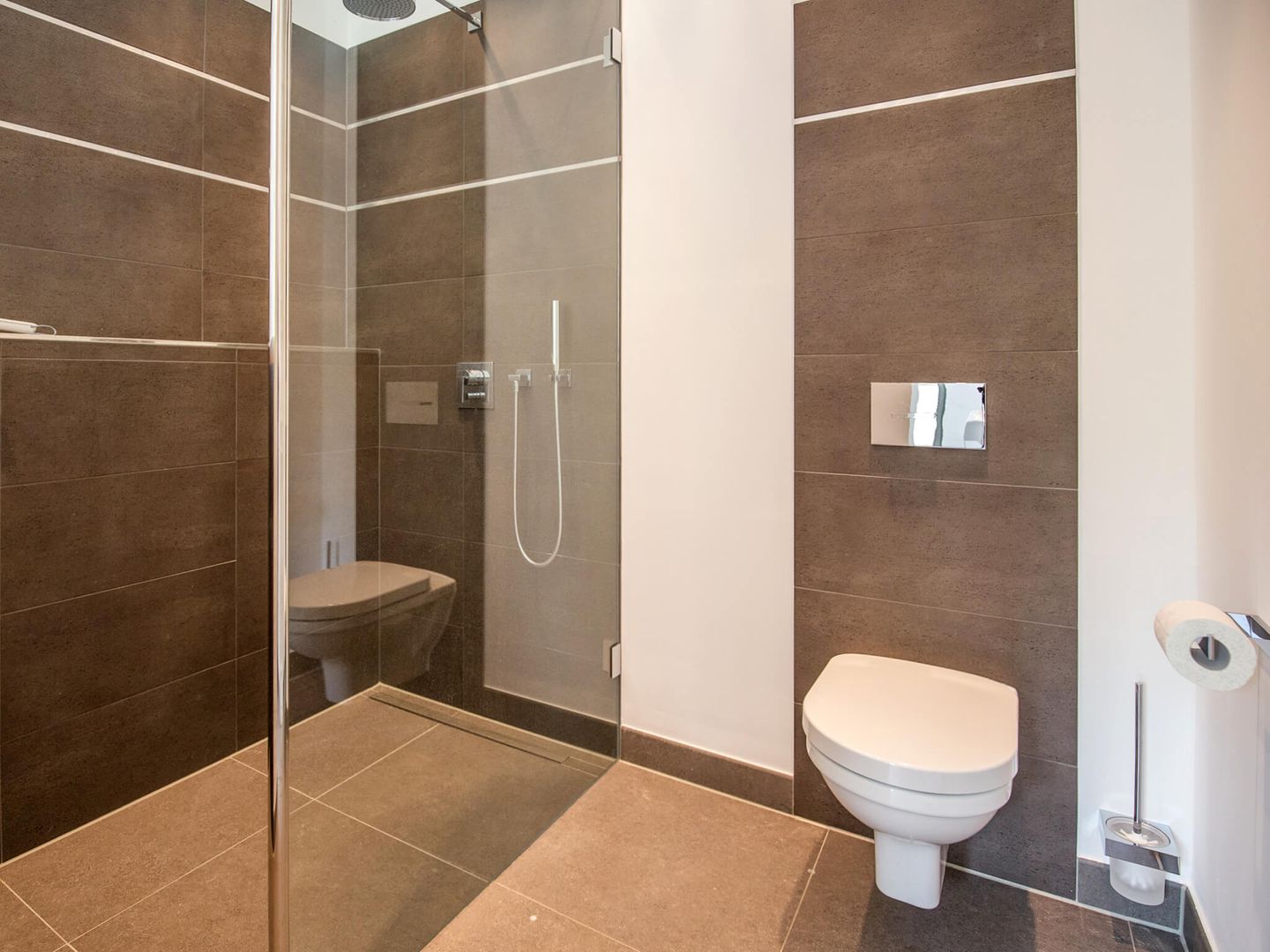 Strandvillen Binz Ferienwohnung mit 2 Schlafzimmern und Balkon (PVA/06) Insel Rügen - Badezimmer