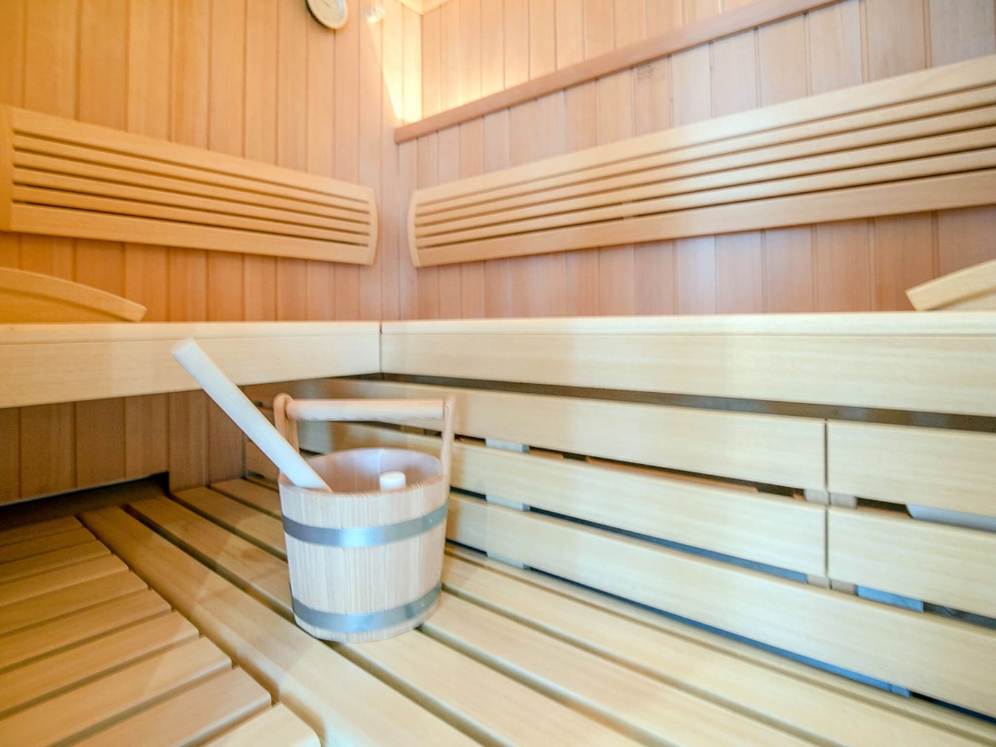 Strandvillen Binz Ferienwohnung mit 2 Schlafzimmern und Balkon (PVA/06) Insel Rügen - Sauna