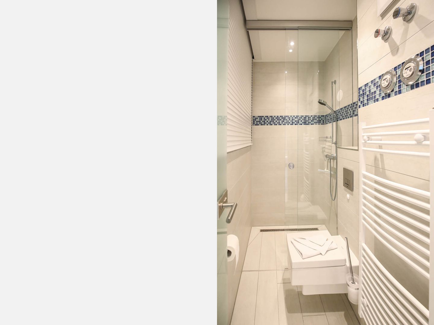 Strandvillen Binz Ferienwohnung mit Meerblick, 2 Schlafzimmern und Balkon (SV/008) Insel Rügen - Badezimmer