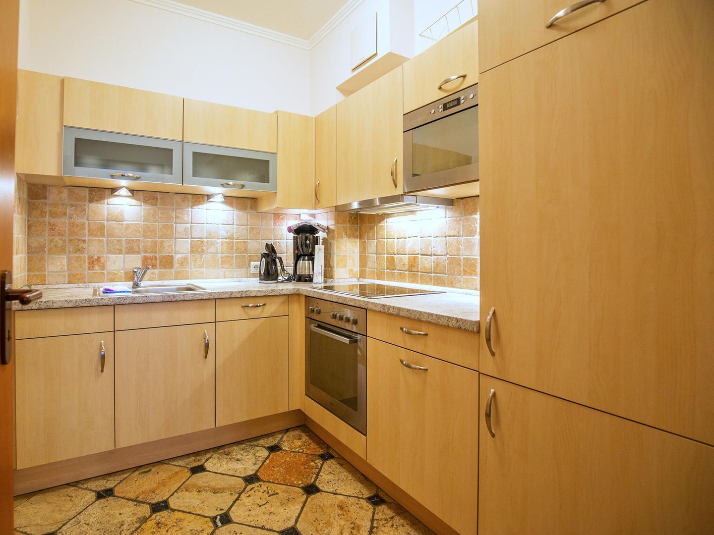 Strandvillen Binz Ferienwohnung mit Meerblick und 2 Schlafzimmern (SV/556) Insel Rügen - Küche / Küchenzeile