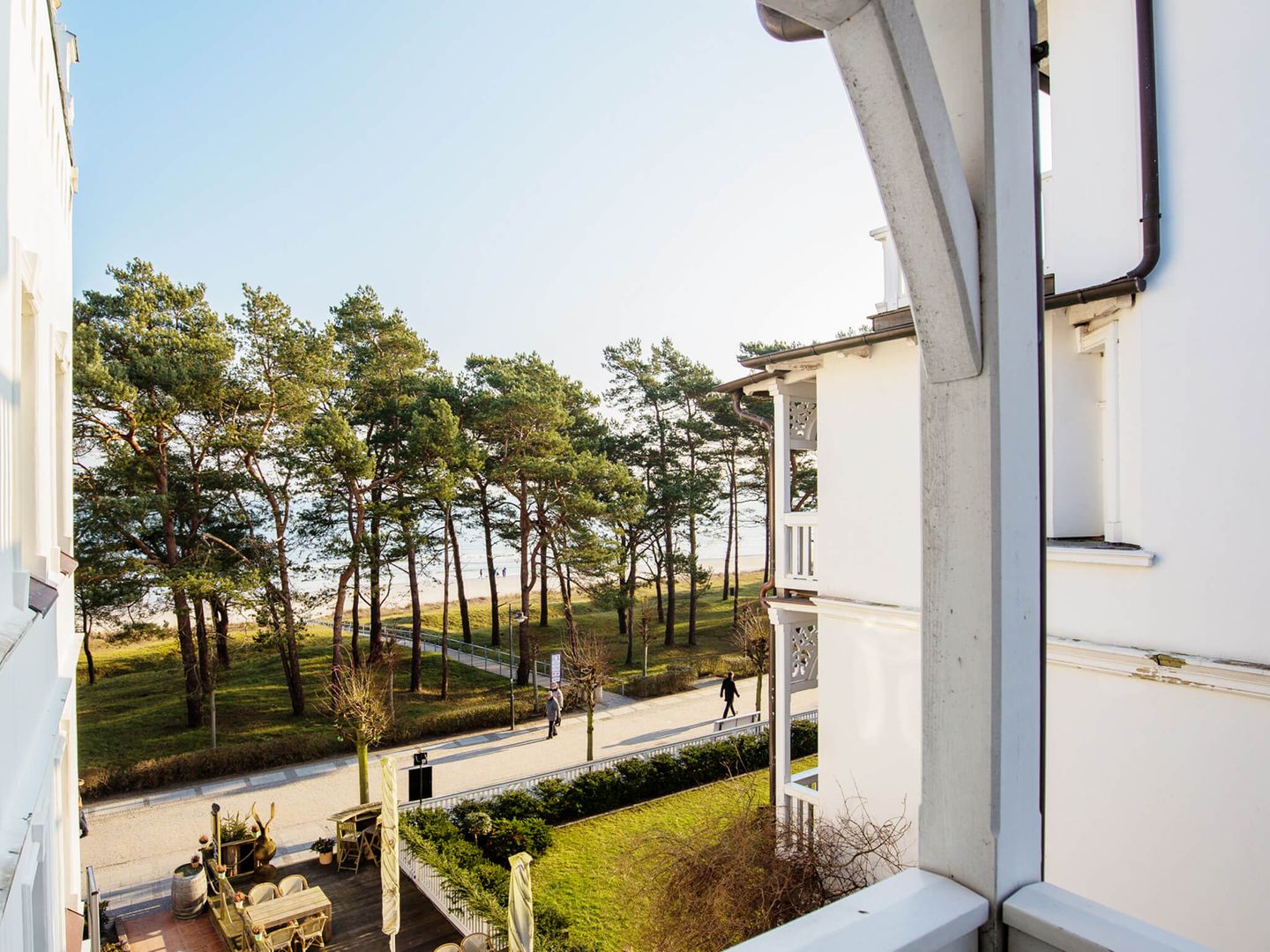 Strandvillen Binz 1-Raum-Ferienwohnung mit Balkon (SV/557) Insel Rügen - Balkon