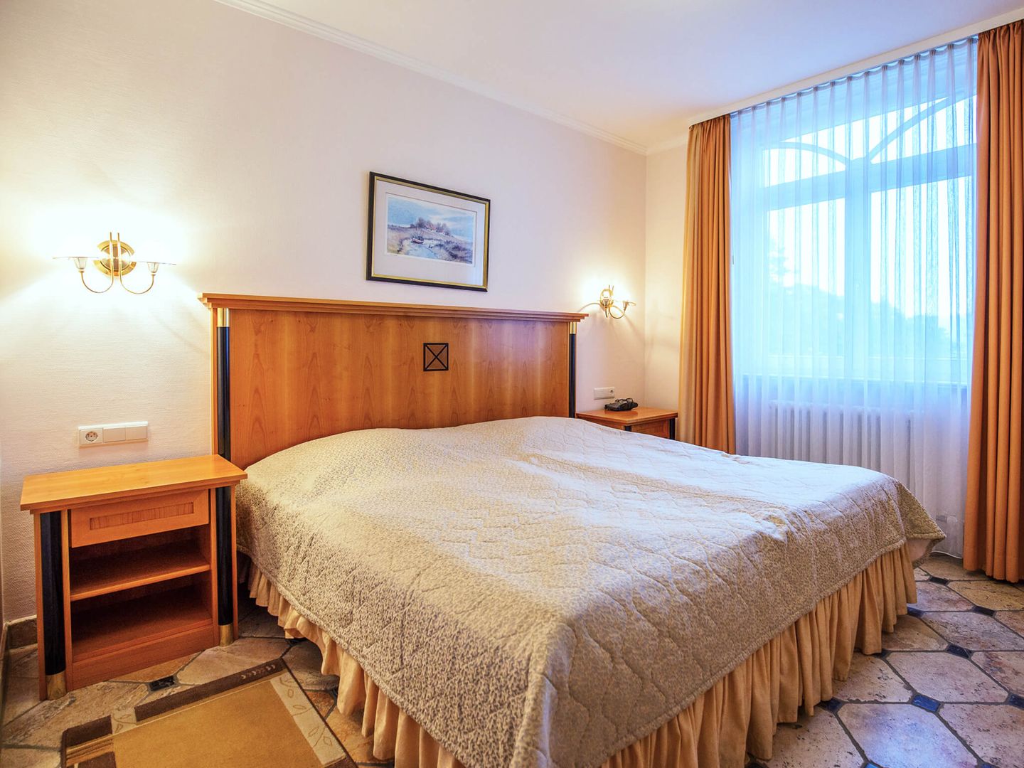 Strandvillen Binz Ferienwohnung mit Meerblick und 2 Schlafzimmern (SV/559) Insel Rügen - Schlafzimmer