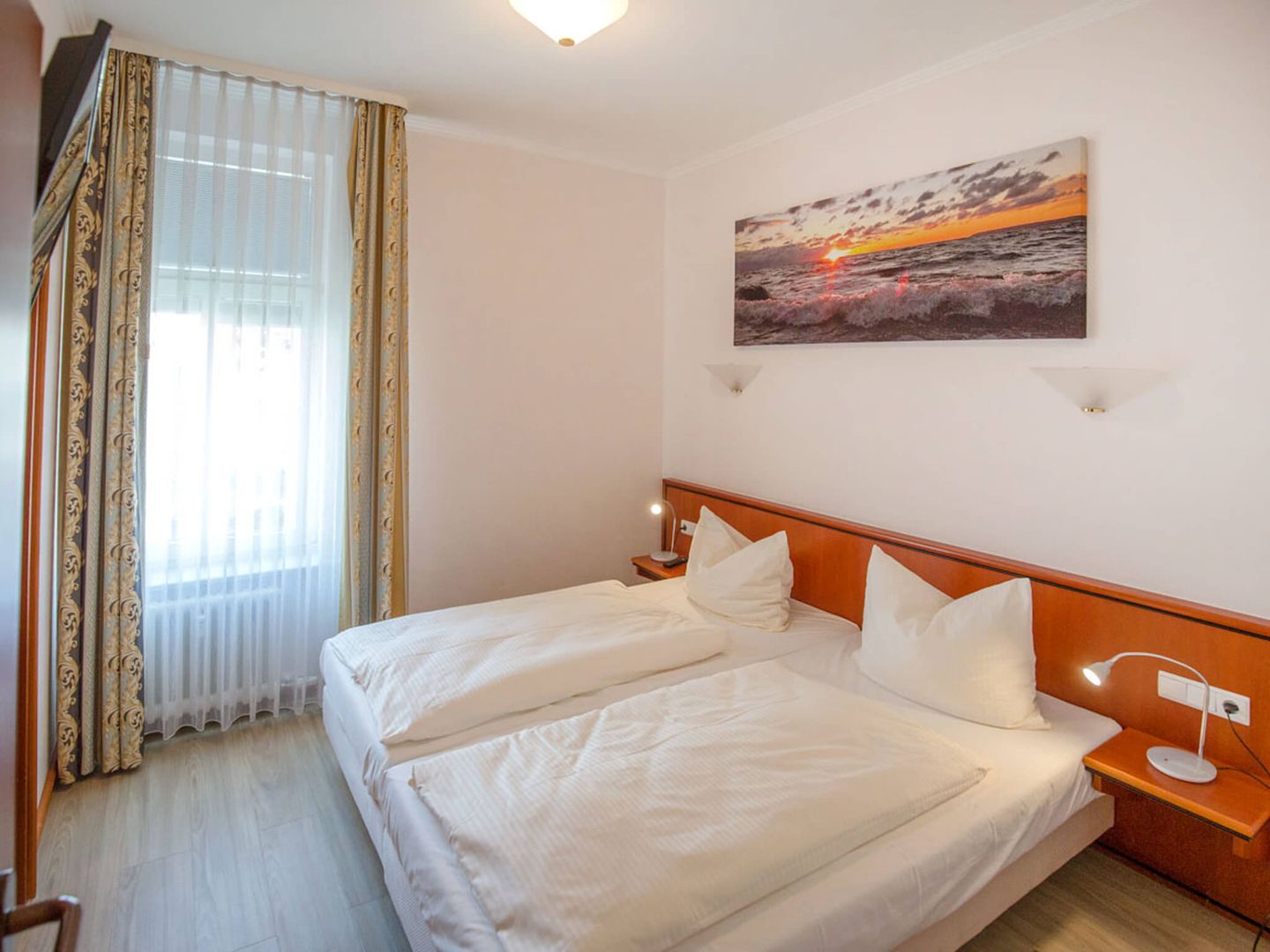 Strandvillen Binz Ferienwohnung mit Meerblick und 2 Schlafzimmern (SV/708) Insel Rügen - Schlafzimmer