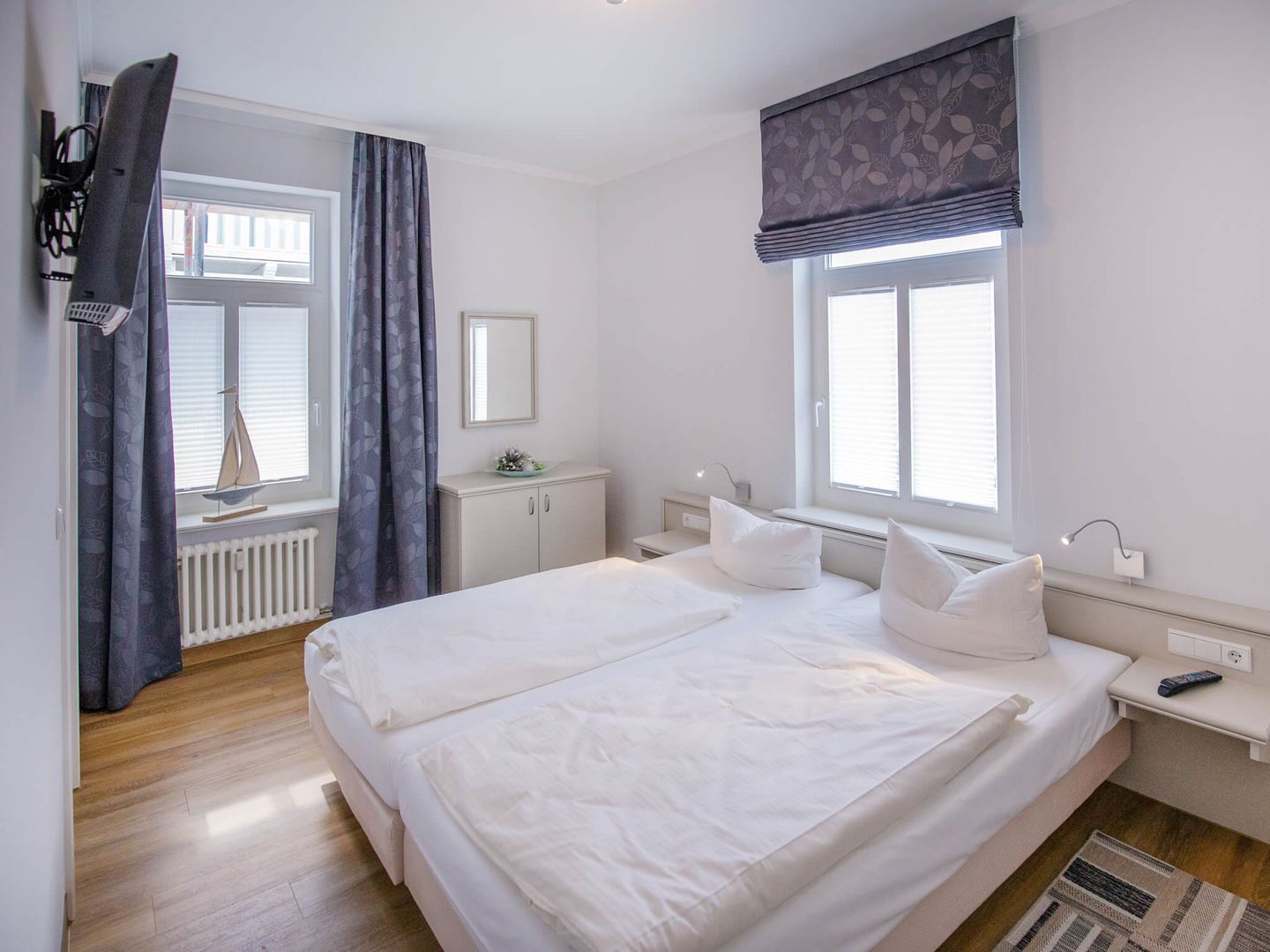 Strandvillen Binz Ferienwohnung mit Meerblick und 1 Schlafzimmer (SV/709) Insel Rügen - Schlafzimmer