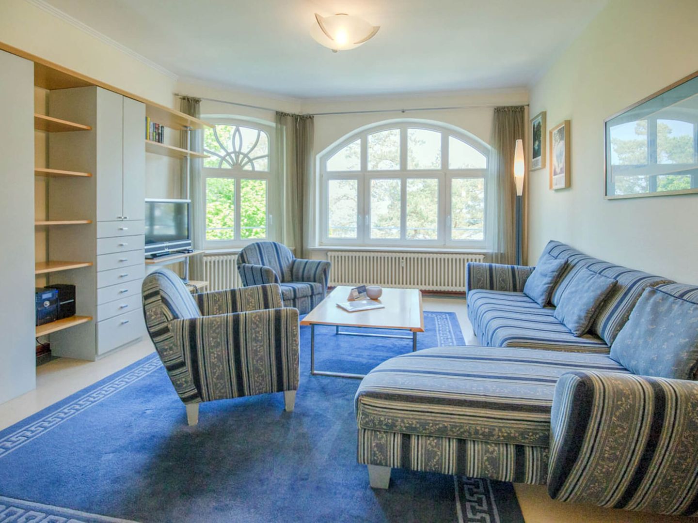 Strandvillen Binz Ferienwohnung mit Meerblick und 2 Schlafzimmern (SV/711) Insel Rügen - Wohnzimmer