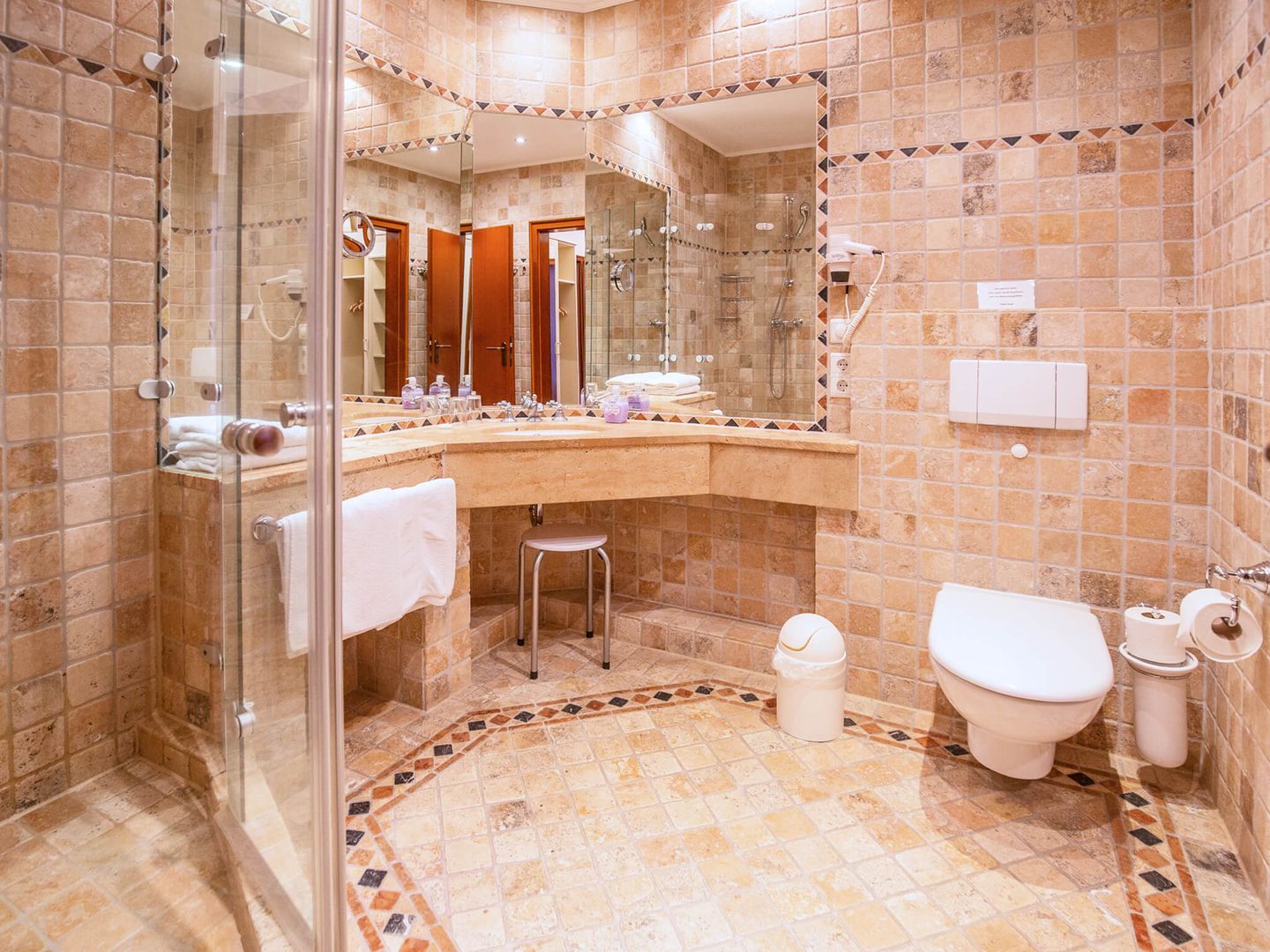 Strandvillen Binz Ferienwohnung mit Meerblick, 1 Schlafzimmer, Sauna und Balkon (SV/712) Insel Rügen - Badezimmer