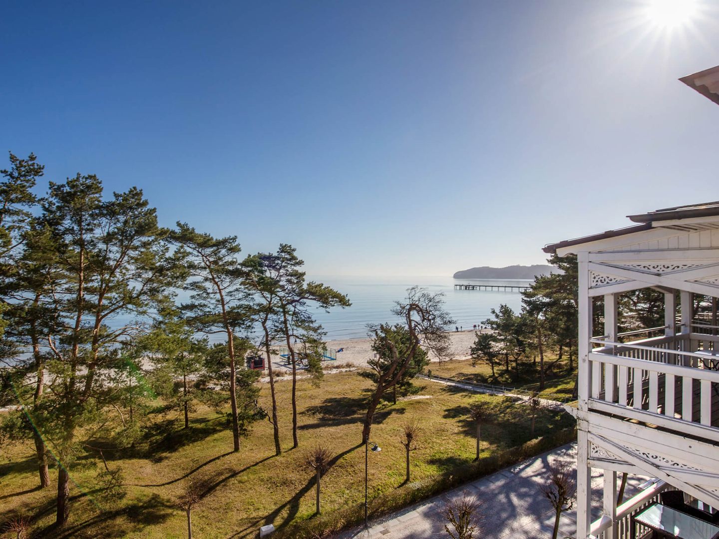 Strandvillen Binz Ferienwohnung mit Meerblick, 2 Schlafzimmern und Balkon (SV/713) Insel Rügen - Hauptansicht