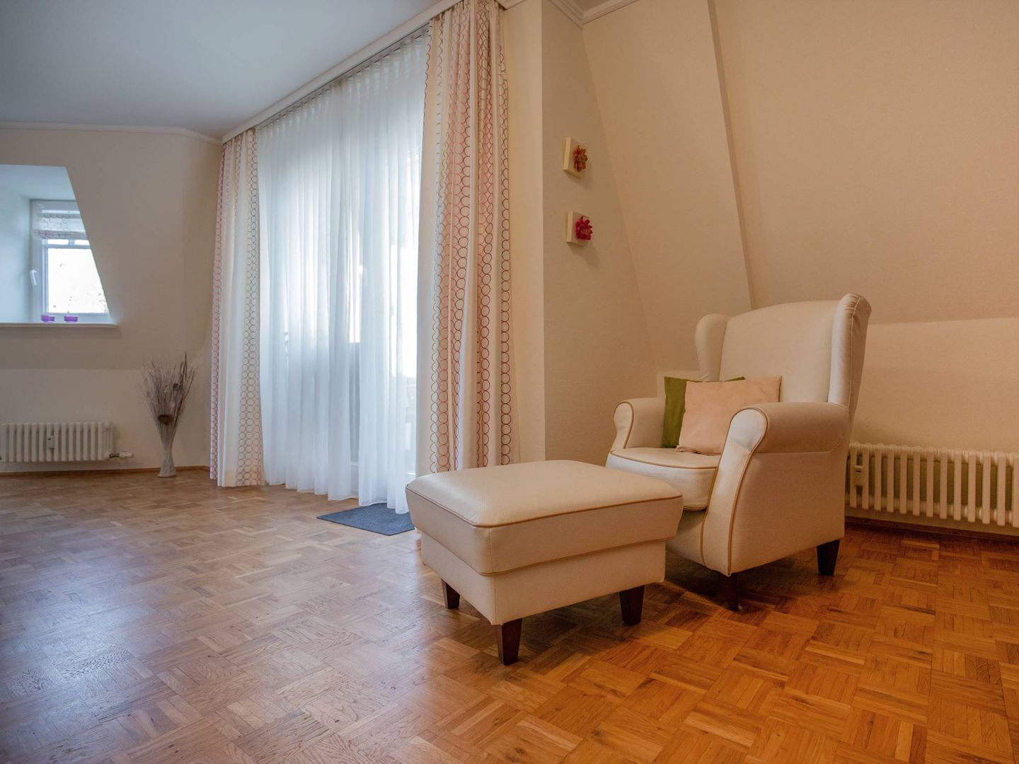 Strandvillen Binz Ferienwohnung mit Meerblick, 2 Schlafzimmern und Balkon (SV/713) Insel Rügen - Wohnzimmer