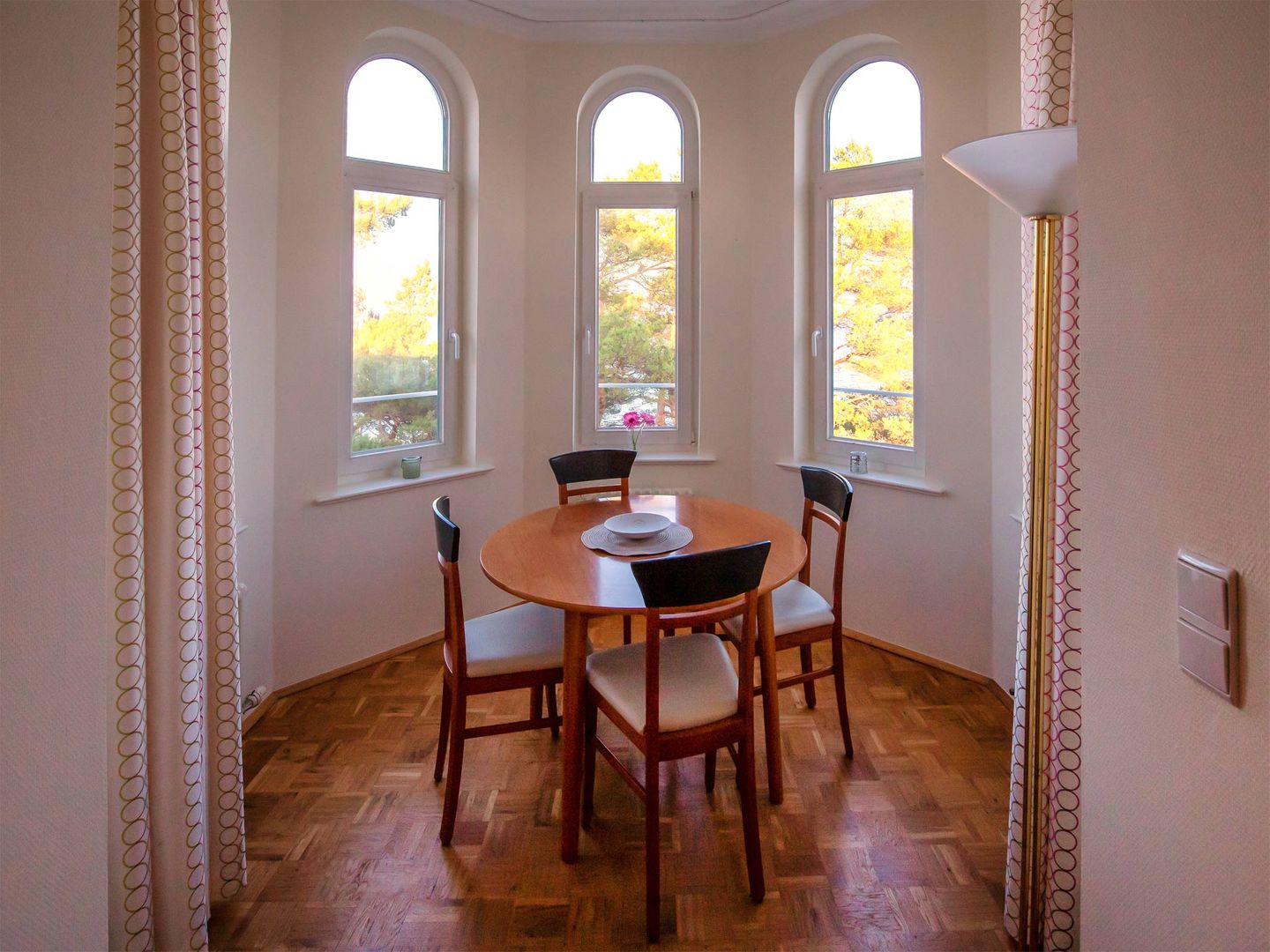 Strandvillen Binz Ferienwohnung mit Meerblick, 2 Schlafzimmern und Balkon (SV/713) Insel Rügen - Wohnzimmer