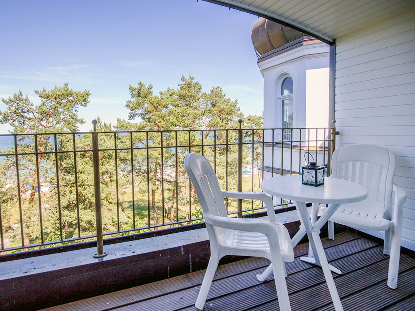 Strandvillen Binz Ferienwohnung mit Meerblick, 2 Schlafzimmern und Balkon (SV/714) Insel Rügen - Balkon
