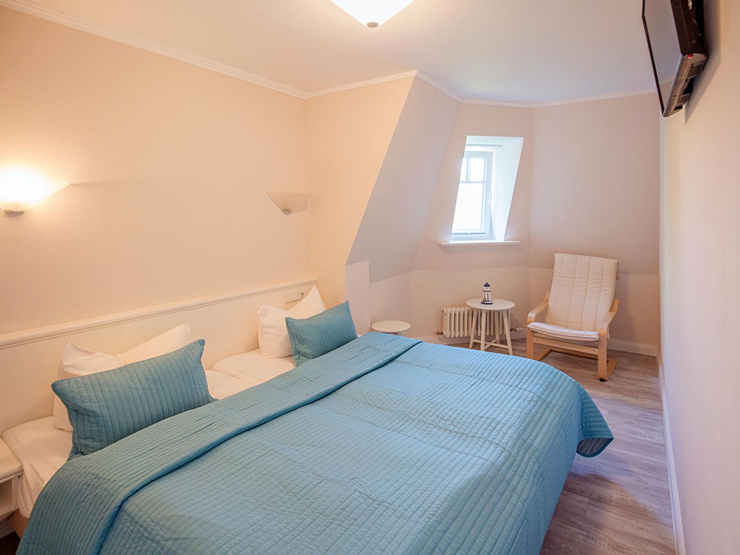 Strandvillen Binz Ferienwohnung mit Meerblick, 2 Schlafzimmern und Balkon (SV/714) Insel Rügen - Schlafzimmer